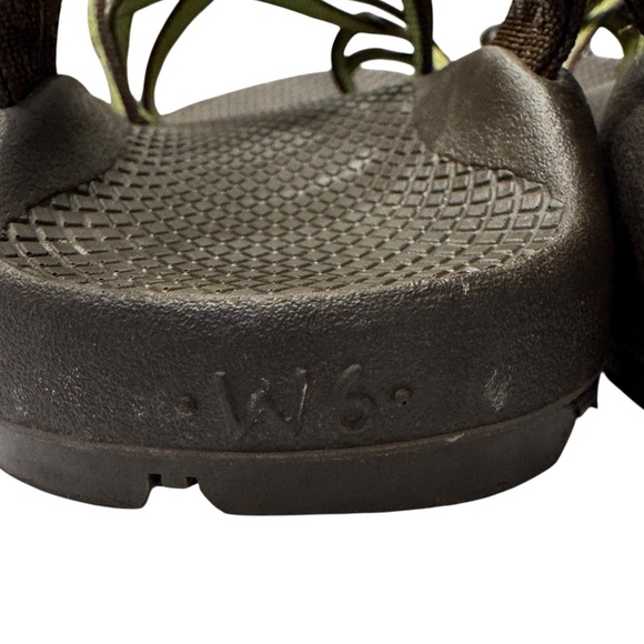 Chaco Z/Cloud X2 Unaweep Green Strappy Sandals, Size 6 - Picture 6 of 7